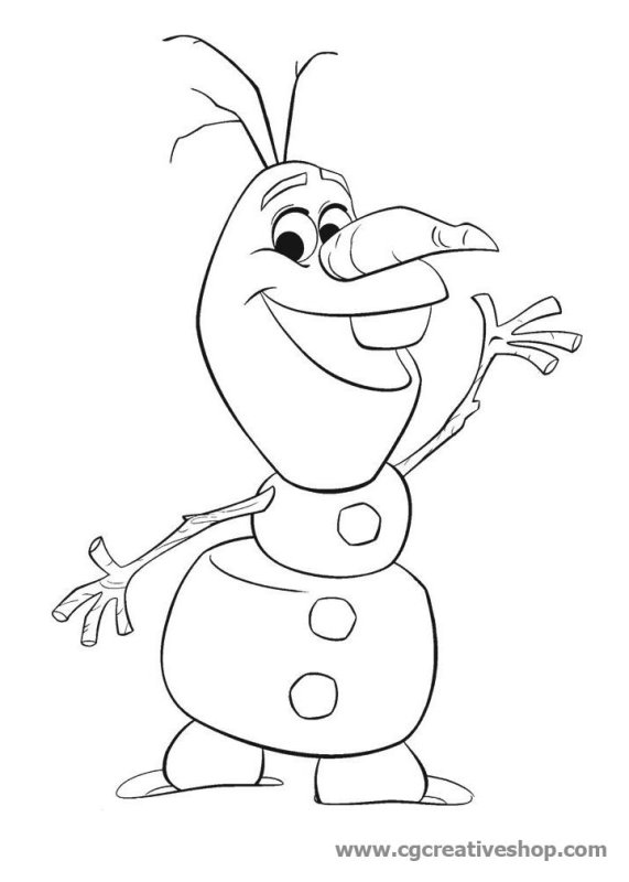 Холодное сердце раскрас