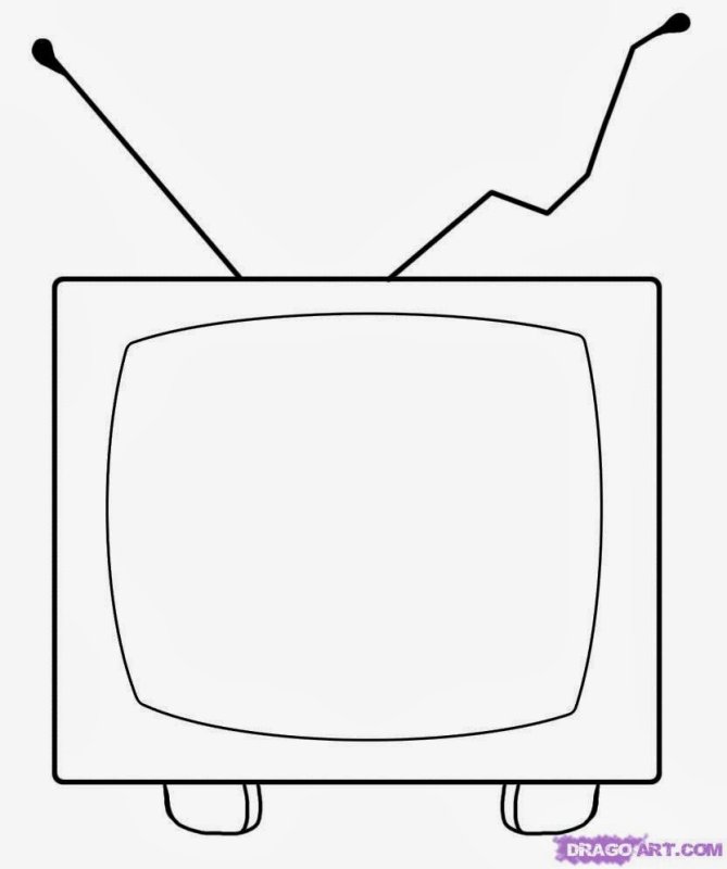 Рисовать телевизор