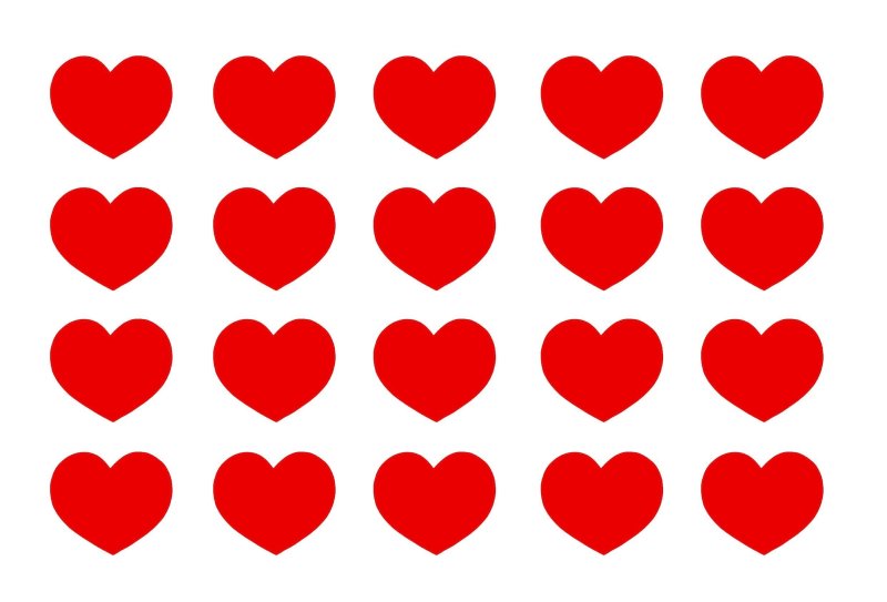 Маленькие сердечки