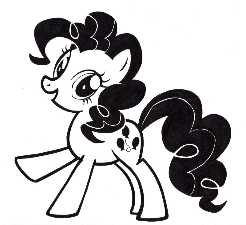 Трафарет Пинки Пай