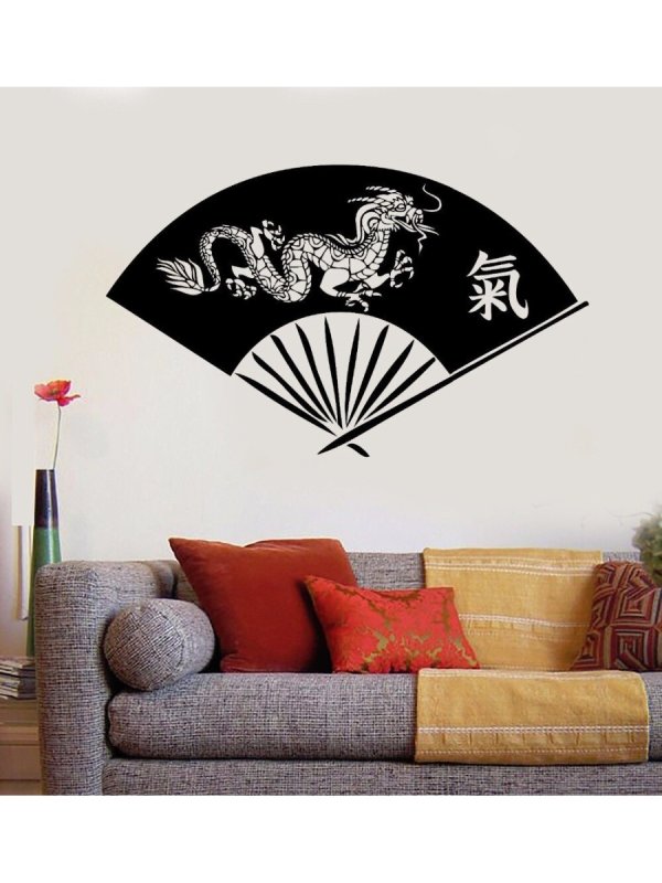 Японский веер на стену