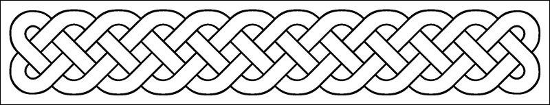 Скифский орнамент плетенка