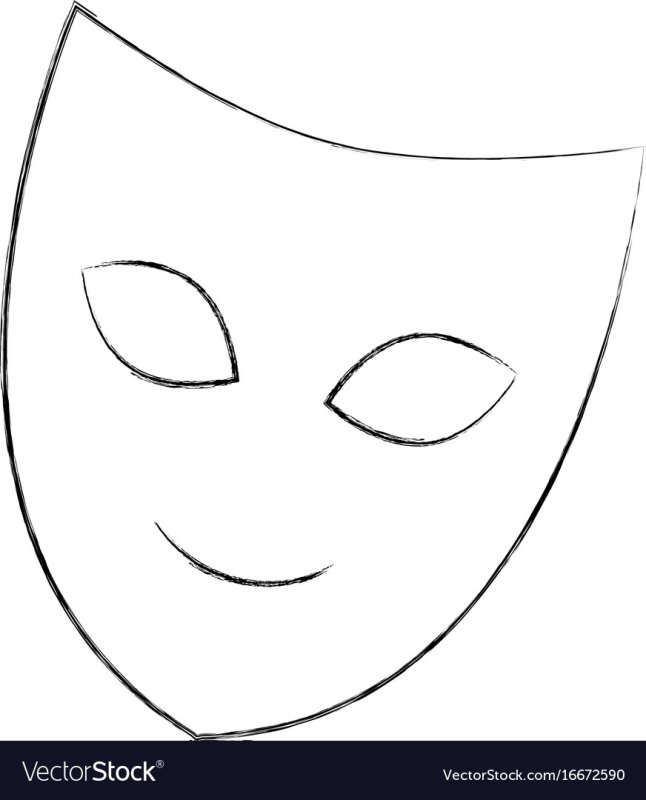 Трафарет - маска