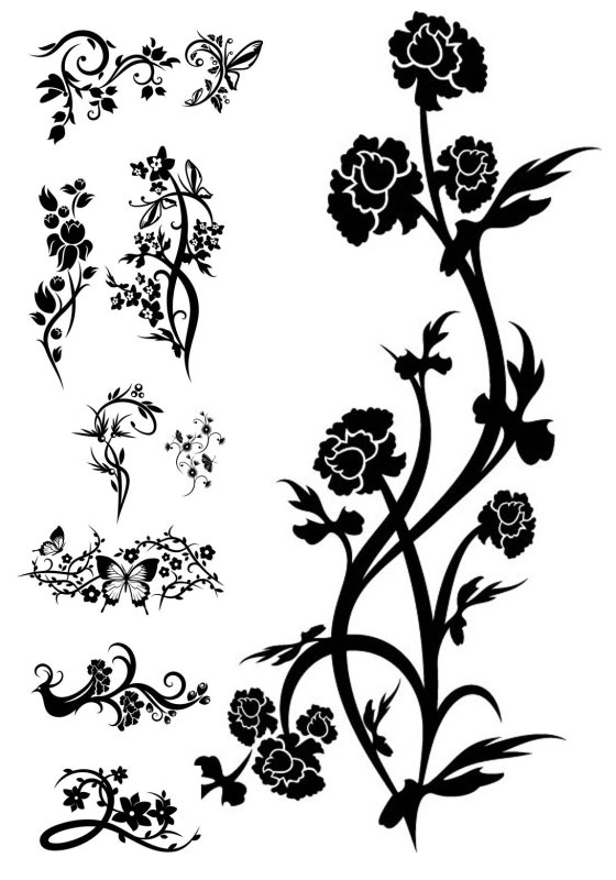 Растительный узор