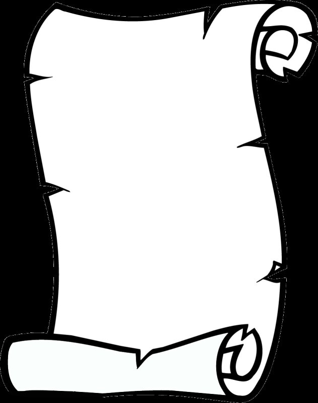 Свиток черно белый