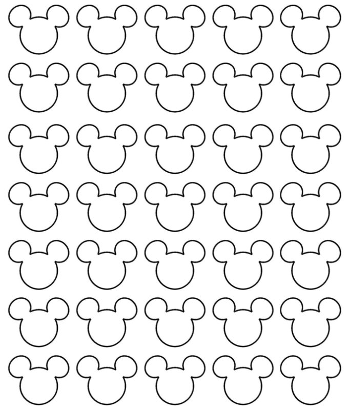 Трафарет для макаронс 4.5 см