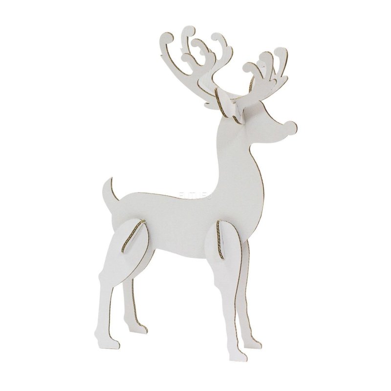 Новогодний олень из картона