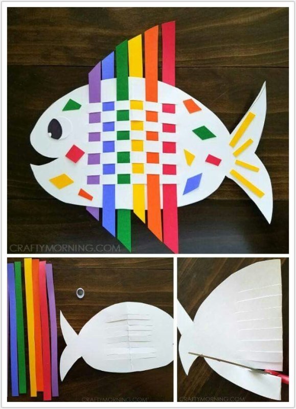 Поделка рыбка