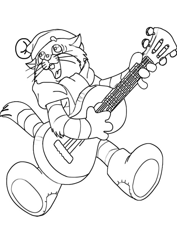 Матроскин раскраска