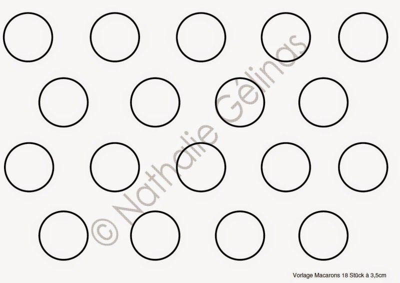 Трафарет для макарон