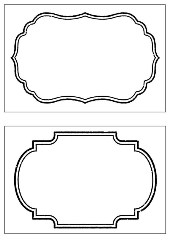 Заготовки для надписей