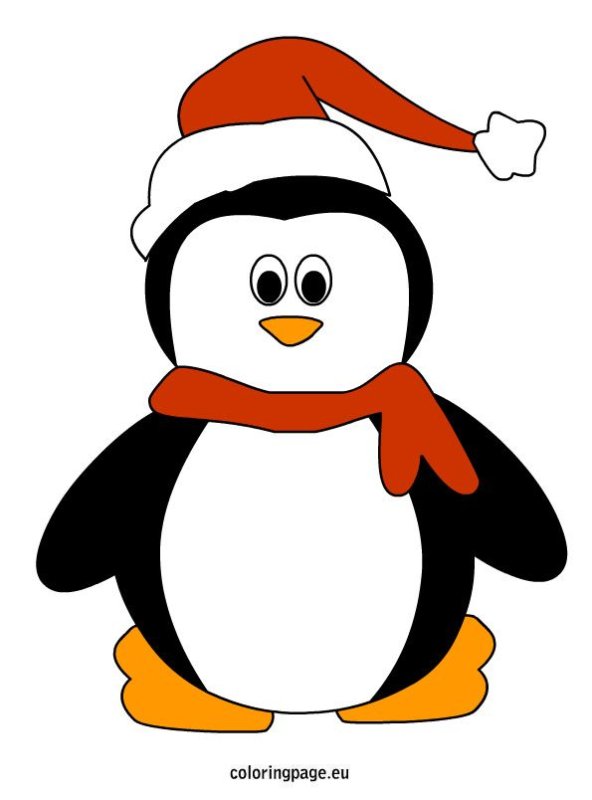 Пингвины для украшения окон