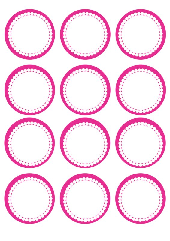 Круг для капкейков