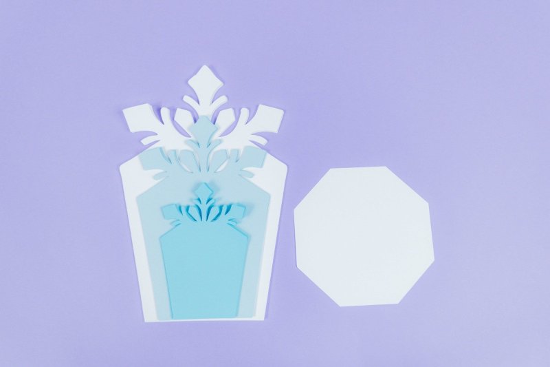 Шаблоны для цветов снежинок объемных