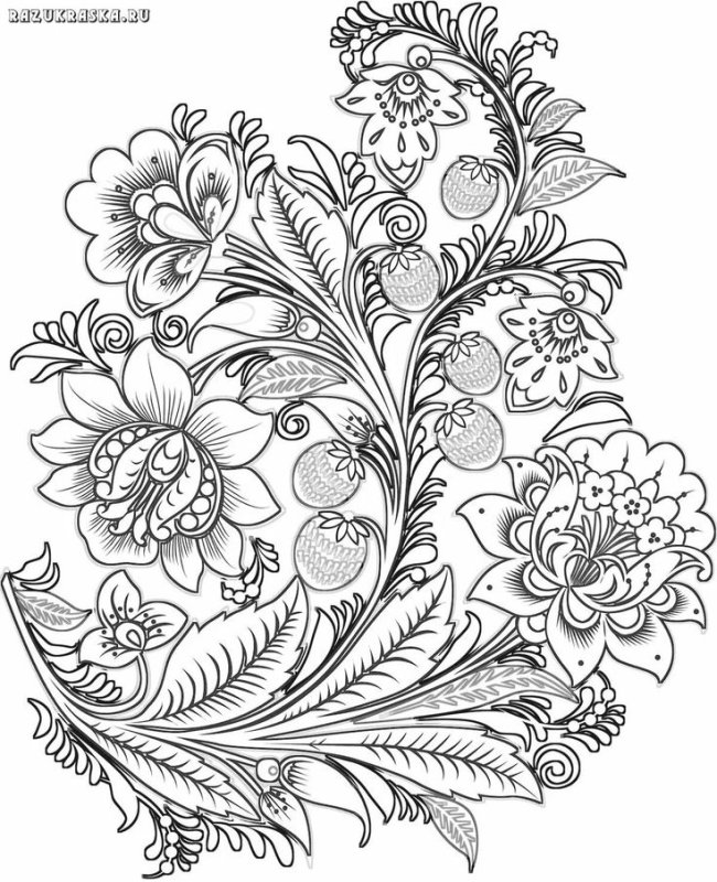 Узоры для росписи по дереву