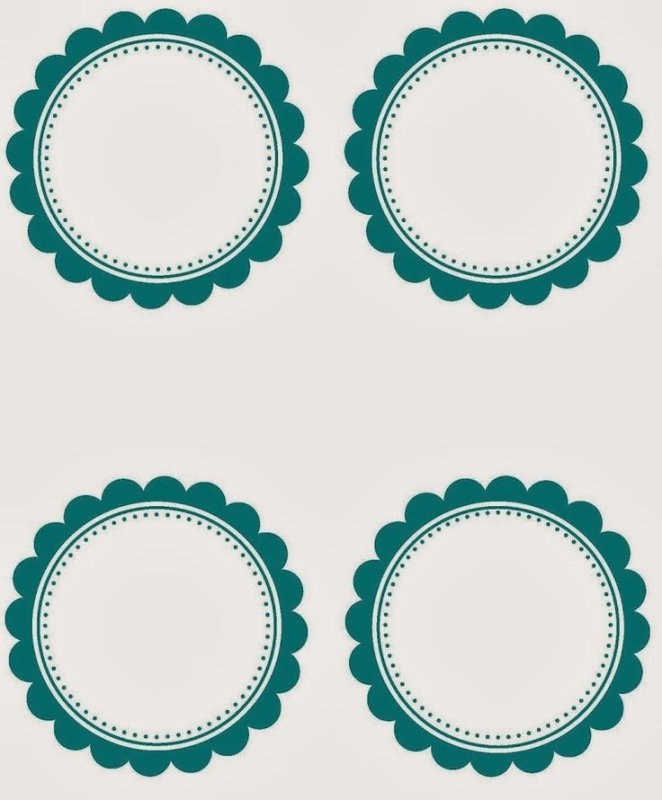 Круглая бирка