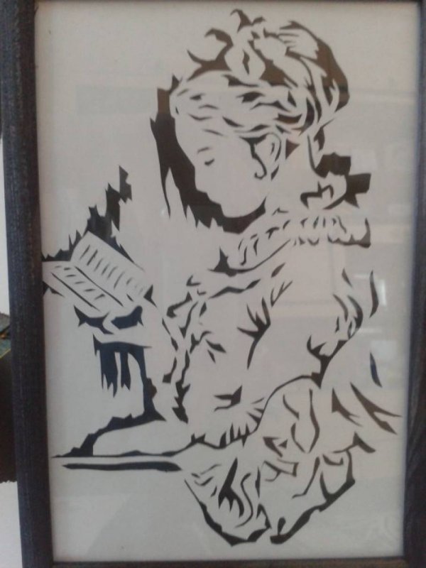 Картины вырезанные из бумаги