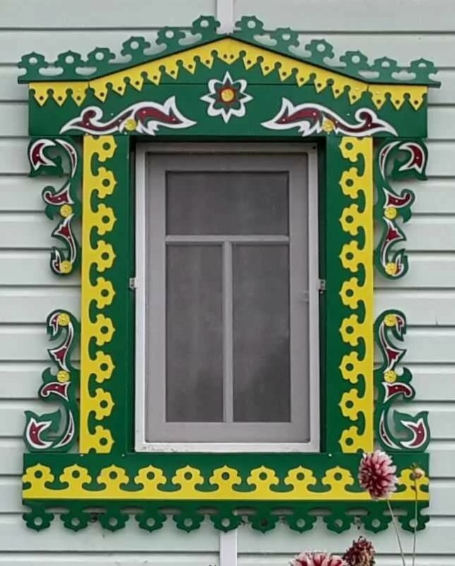 Расписные наличники на окна