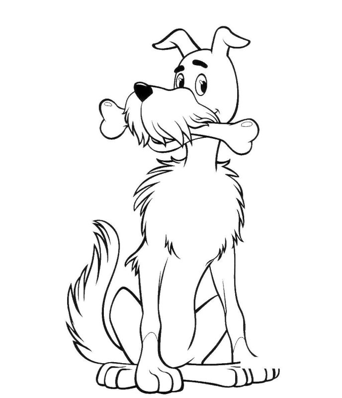 Раскраска "собаки"