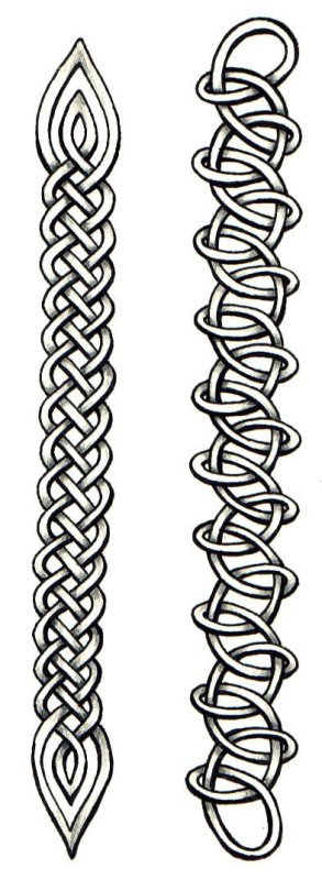 Плетеный узор