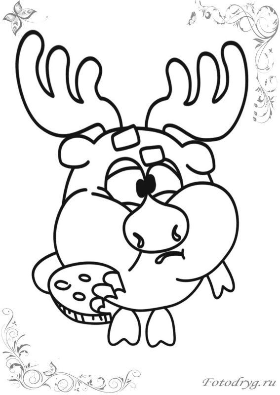 Раскраска «Смешарики»