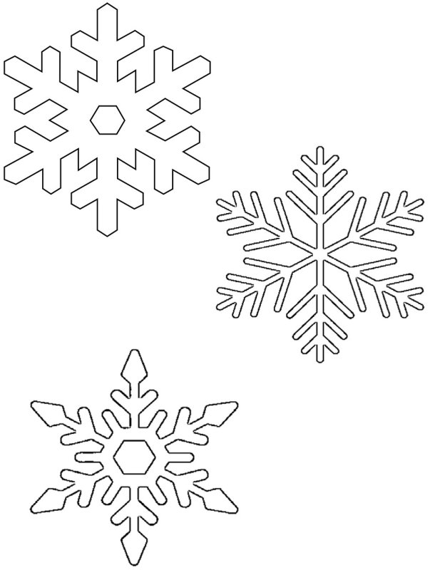 Снежинка рисунок