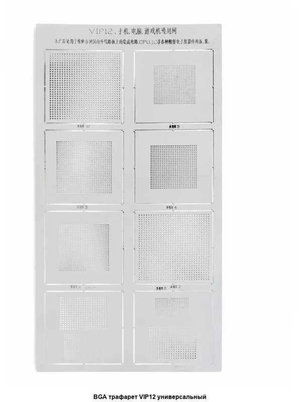 Трафареты для оборудования