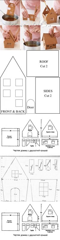 Макет пряничного домика