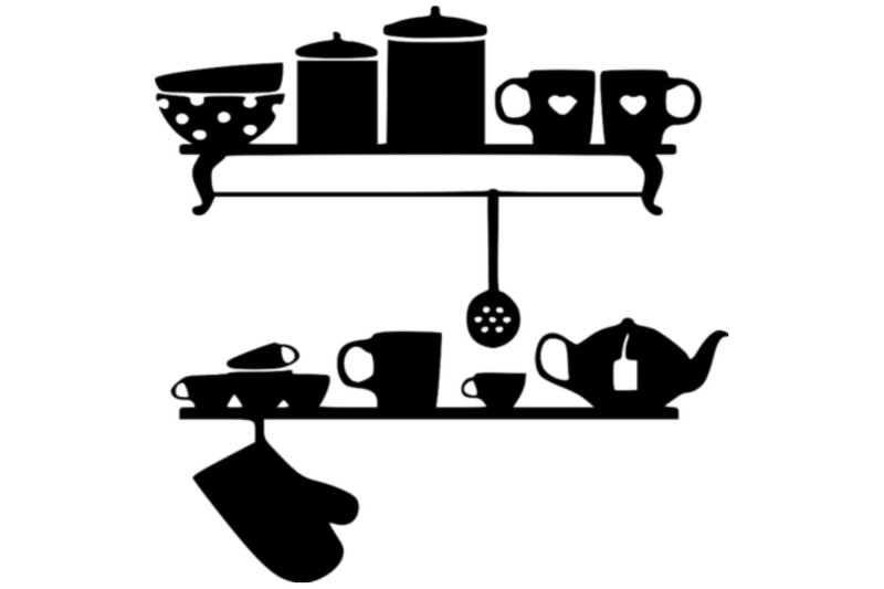 Трафареты для кухни на стену шаблоны