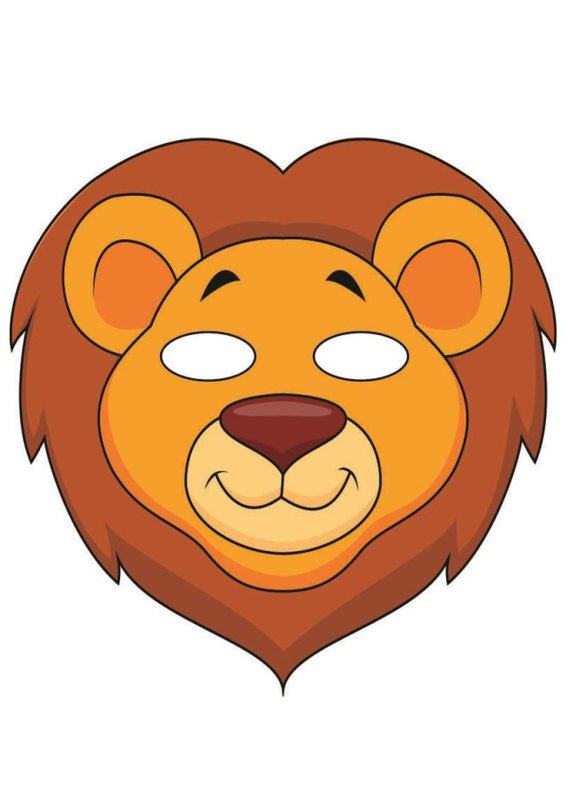 Новогодняя маска Льва