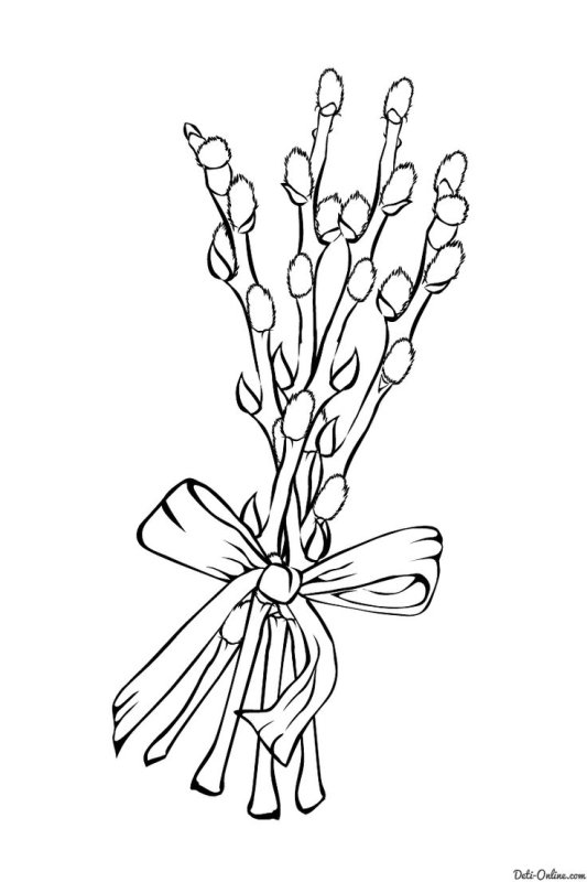 Весенние раскраски для детей