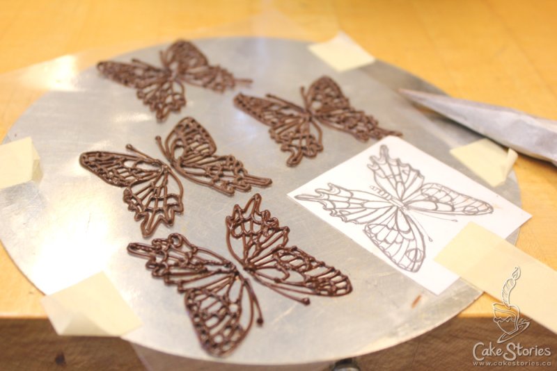 Трафареты для торта из шоколада