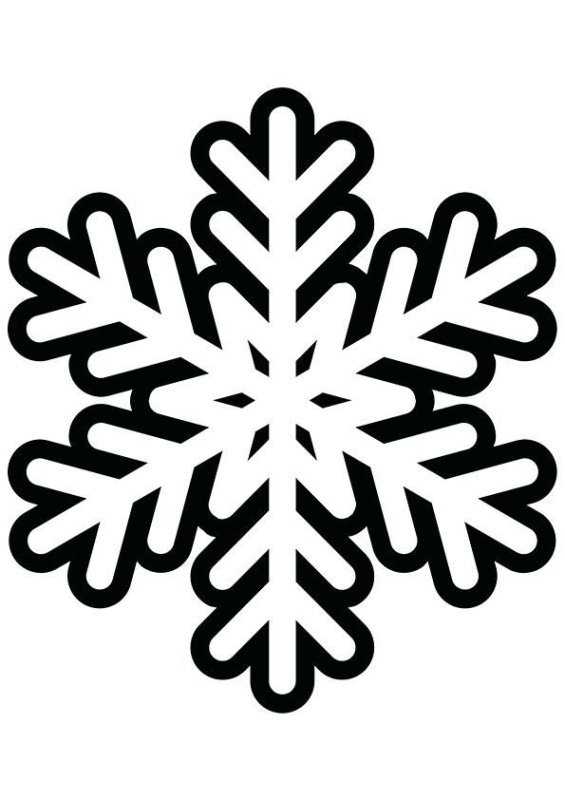 Новогодние раскраски снежинки