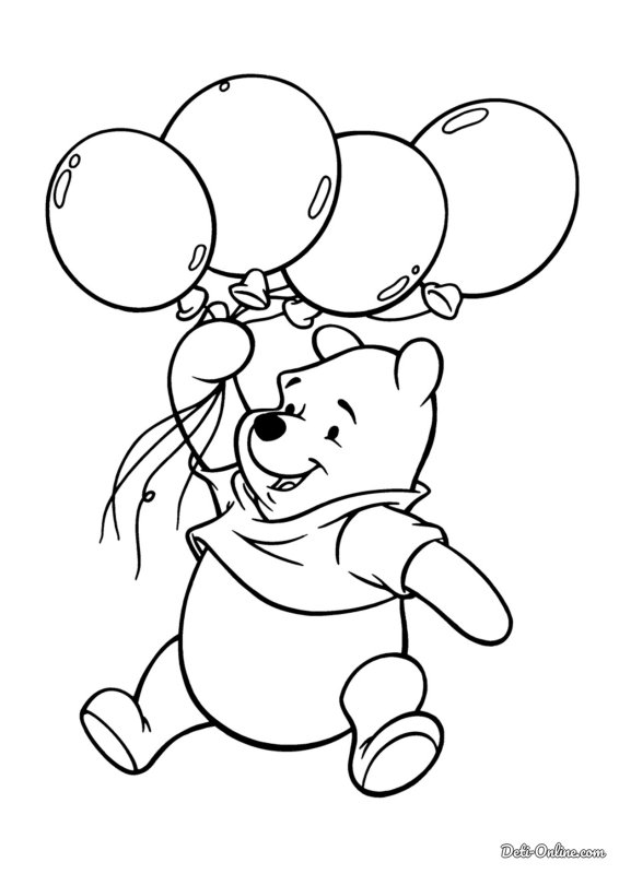 Шарики раскраска