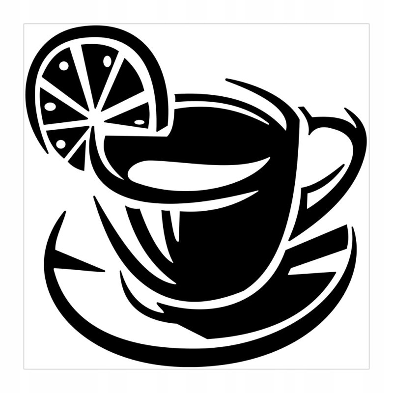 Трафарет для кухни кофе