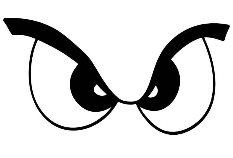 Глаза мультяшные