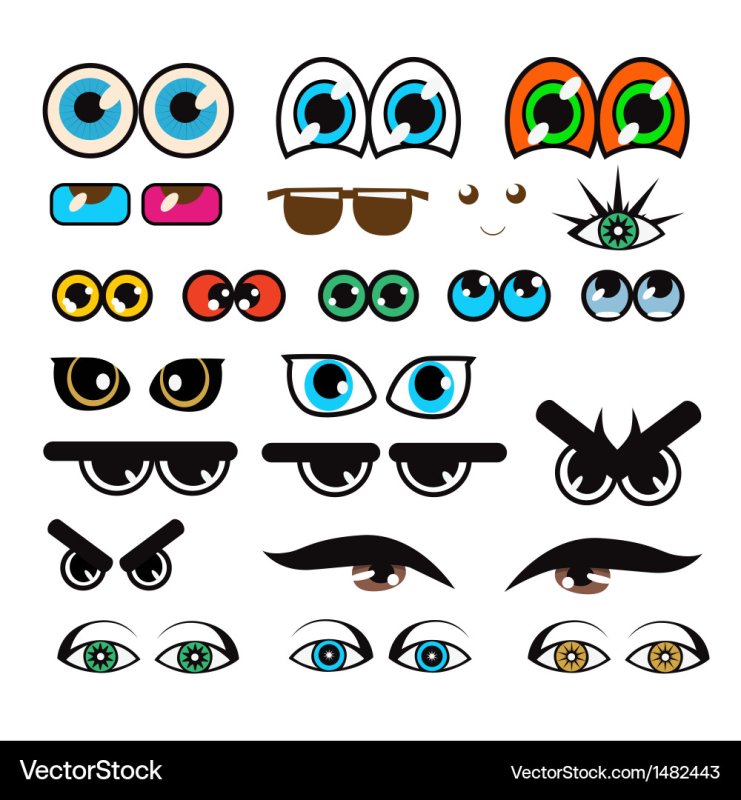 Веселые глазки для поделок