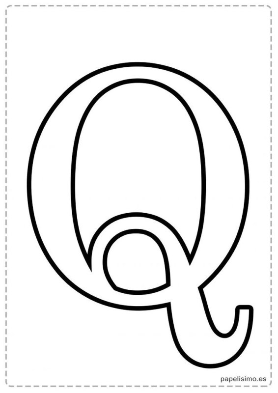 Красивые буквы для раскрашивания