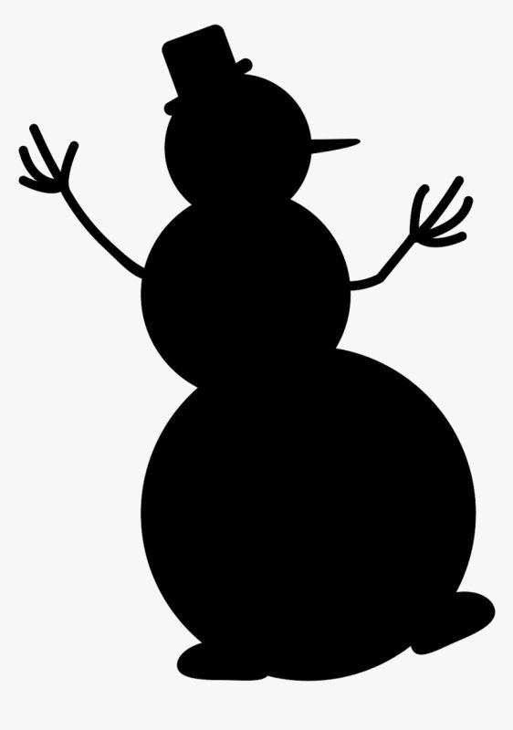 Черный Снеговик