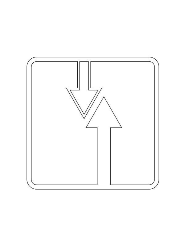 Дорожные знаки раскраска