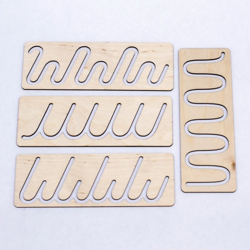 Деревянные прописи трафареты