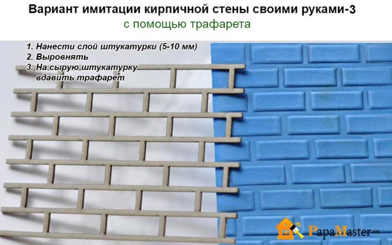 Рамка для имитации кирпича