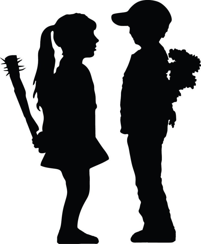 Силуэт ребенка