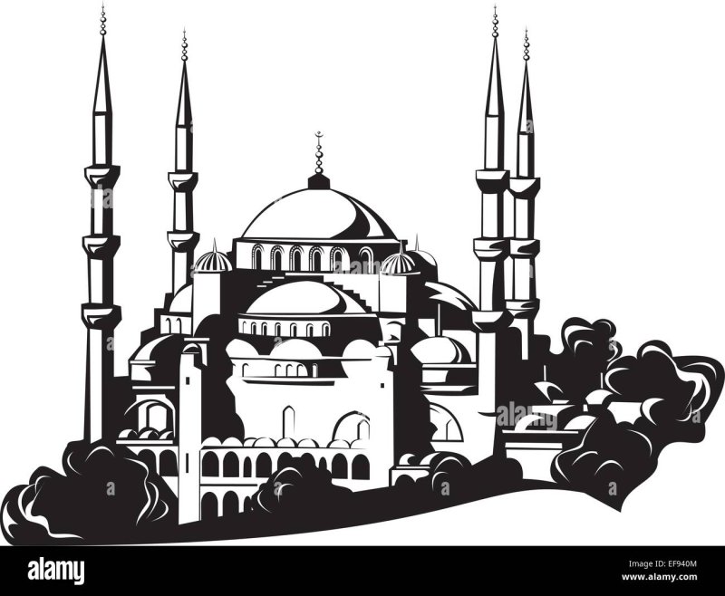 Мечеть силуэт