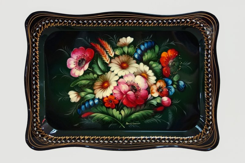 Жостовский поднос 5 класс