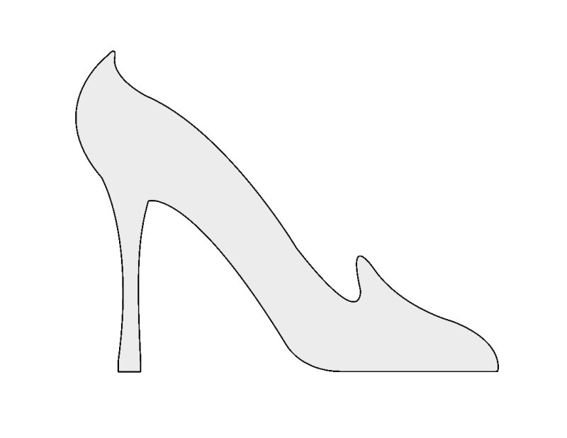 Трафарет туфли