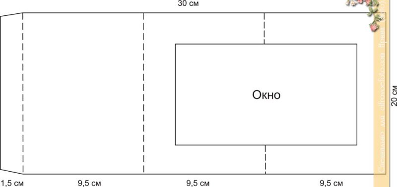 Скрап открытка сложной формы