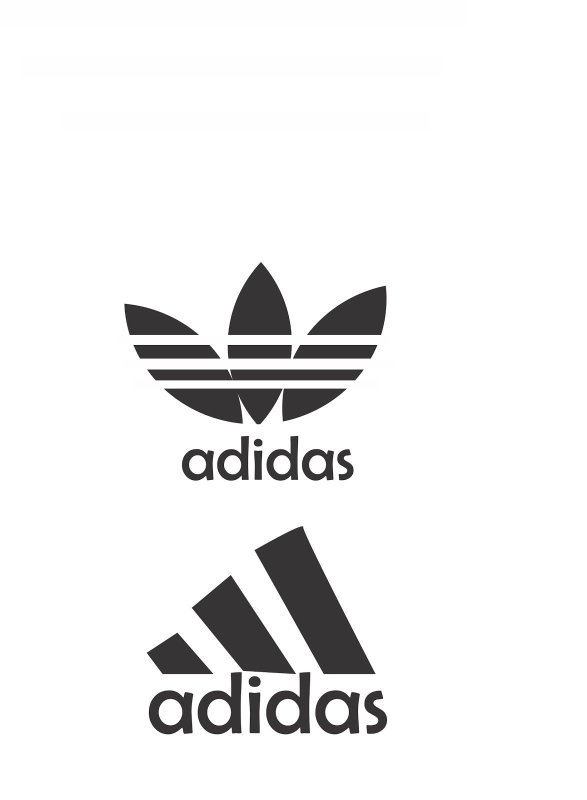 Трафарет adidas