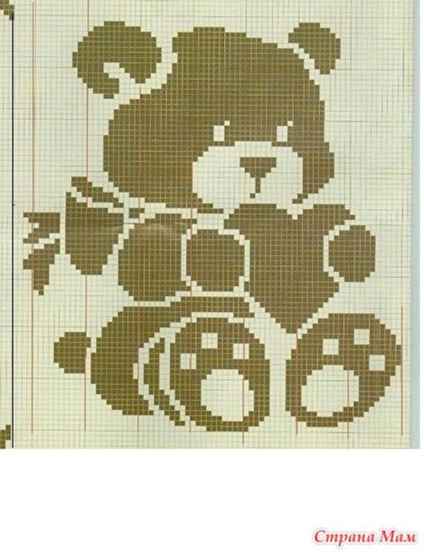 Плед с2с Панда