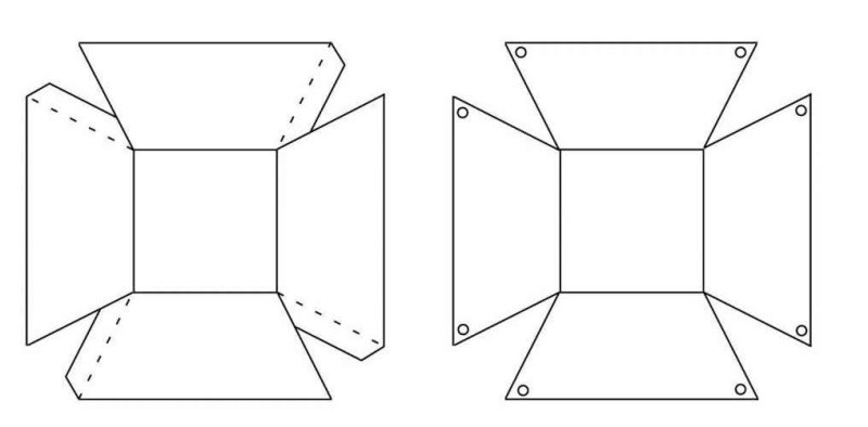 Развертка коробочки